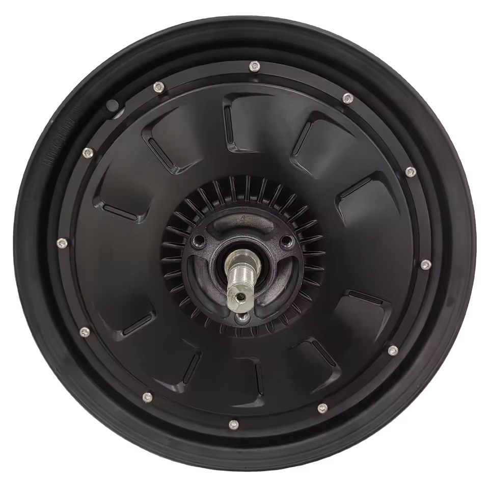 12 inch 72V 3000W brake electric motorcycle hub motor bike