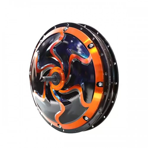 260-12 Inch Brushless Golf Cart Hub Motor Drum Brake 96V 500W