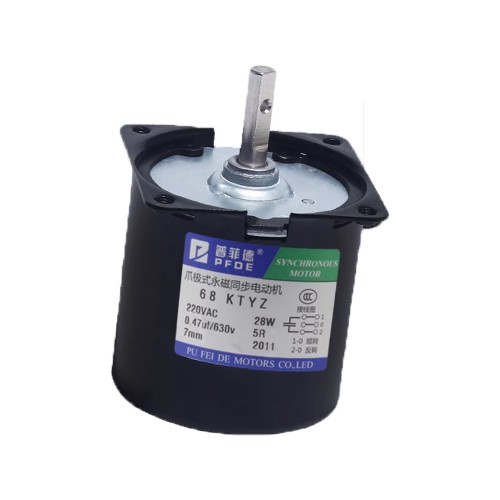 68KTYZ 28W Micro Permanent Magnet Synchronous Motor AC 220V
