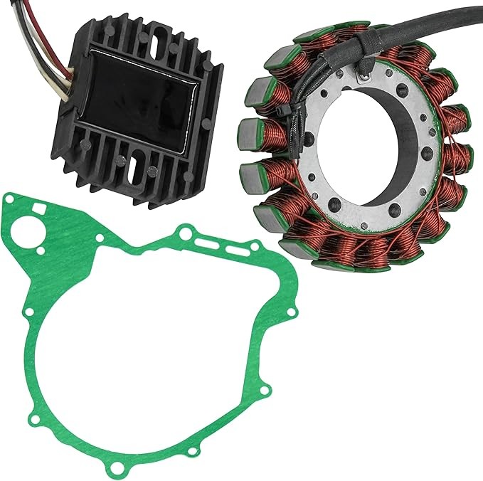 OULI  Stator and Regulator with Gasket Compatible With Yamaha V-Star 650 Classic Xvs650 2001-2003