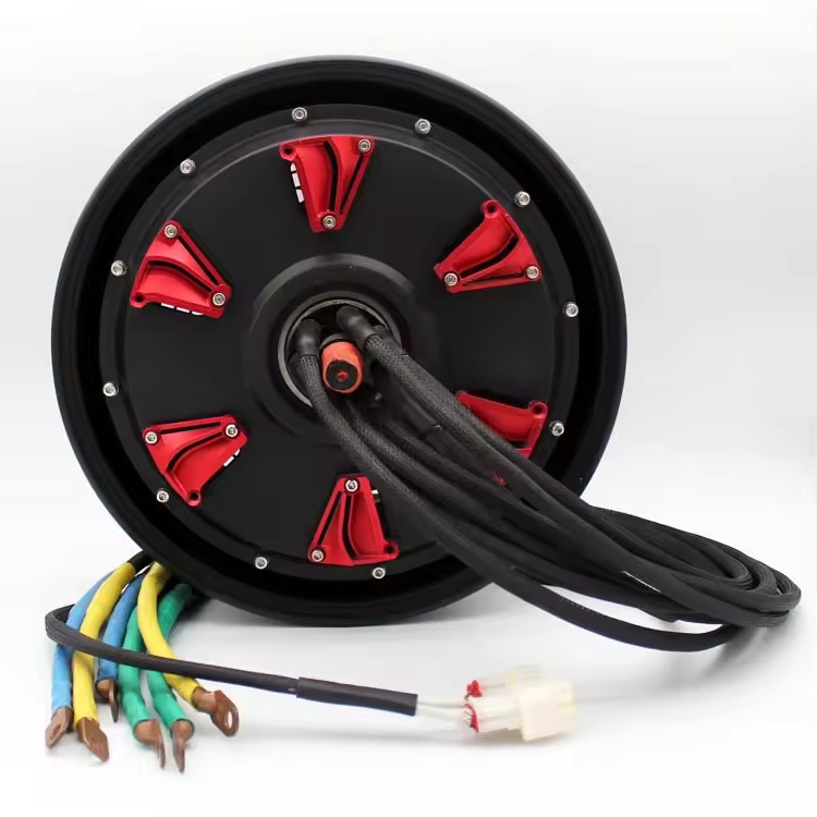 High Power 12 Inch 10KW Motor Motor for Motorcycles 72v BLDC Brushless Hub Motor
