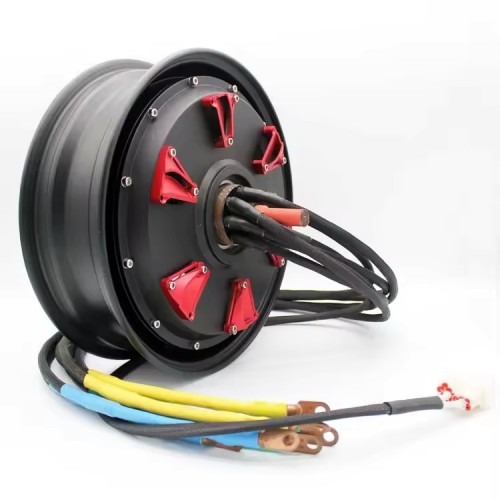 High Power 12 Inch 10KW Motor Motor for Motorcycles 72v BLDC Brushless Hub Motorpicture3