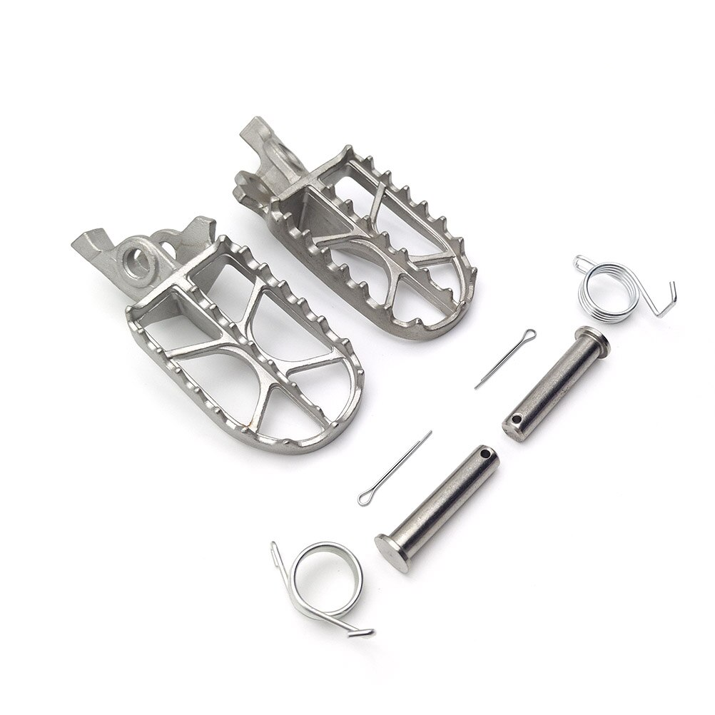 Motorcycle Stainless Steel Footrest Footpeg Pedal for HONDA CRF250R CRF450R CRF450RX