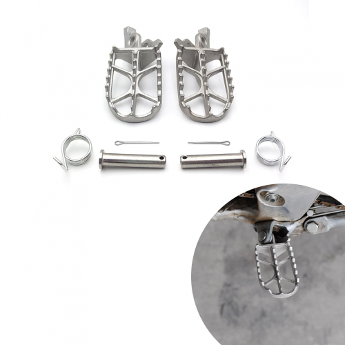 Motorcycle Stainless Steel Footrest Footpeg Pedal for HONDA CRF250R CRF450R CRF450RXpicture4