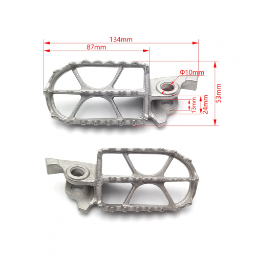 Motorcycle Stainless Steel Footrest Footpeg Pedal for HONDA CRF250R CRF450R CRF450RXpicture2