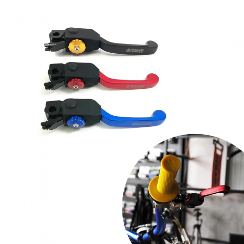 Motorcycle Front Brake Lever Foldable and 7 Gears Adjustable Lightweight Aluminum Handle for HONDA CRF250/450R 250RX 450RXpicture3