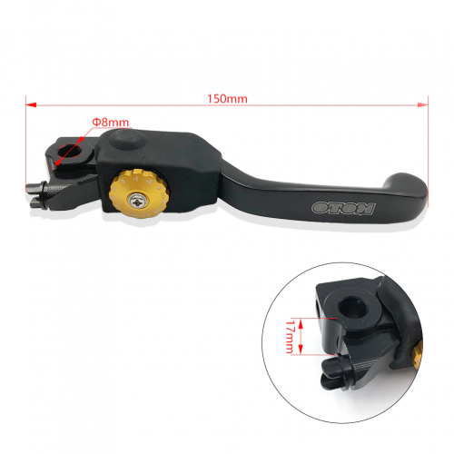 Motorcycle Front Brake Lever Foldable and 7 Gears Adjustable Lightweight Aluminum Handle for HONDA CRF250/450R 250RX 450RXpicture2