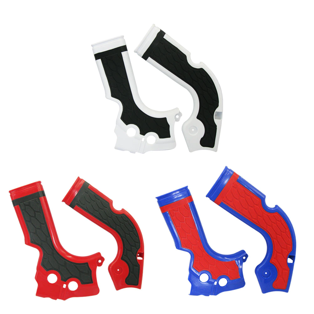 Motorcycle Plastic Frame Guard Dirt Bike Motocross X-Grip Protection Cover for HONDA CRF250R 2014-2017 CRF450R 2013-2016