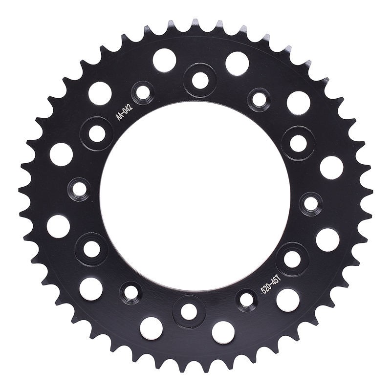 Condition for Honda XR650 XR400 Motorcycles Spare Parts 520-45T Carburizing Steel Rear Sprocket