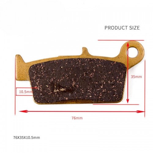 Motorcycle Spare Accessories Brake Pad for Honda XL250RL XLR250 XR300 NX 4 Falcon XR400 CR500 XR600picture3