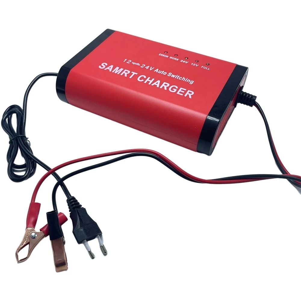12V/1.25A 125W Motorcycle Battery Charger with LCD Display