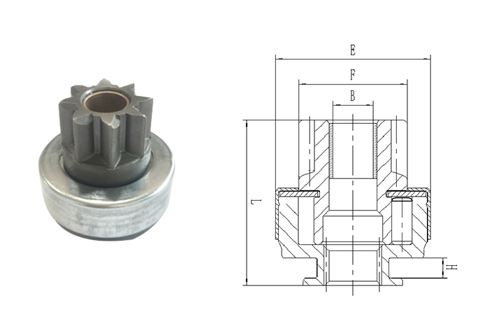 GL0158 STARTER DRIVE