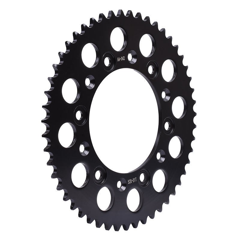 Motorcycle Spare Parts Carburizing Steel Rear Sprocket 520-51T for Honda CRF250 CRF450