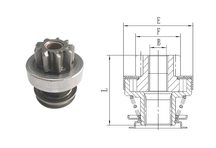 GL0166 STARTER DRIVE