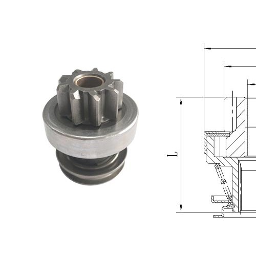 GL0166 STARTER DRIVE For BMW 118i (2.0) Bosch1006209981 GHIBAUDI6089