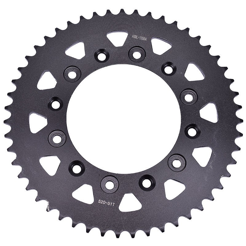 Steel 51T CRF 250 Motorcycle Rear Sprocket for HONDA CRF250