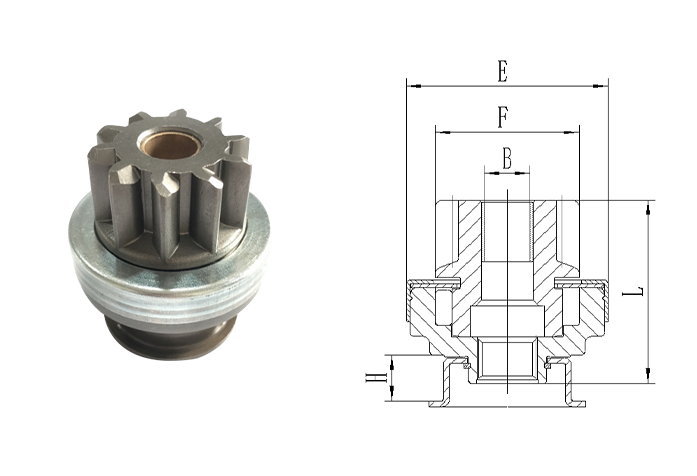 GL0173 STARTER DRIVE