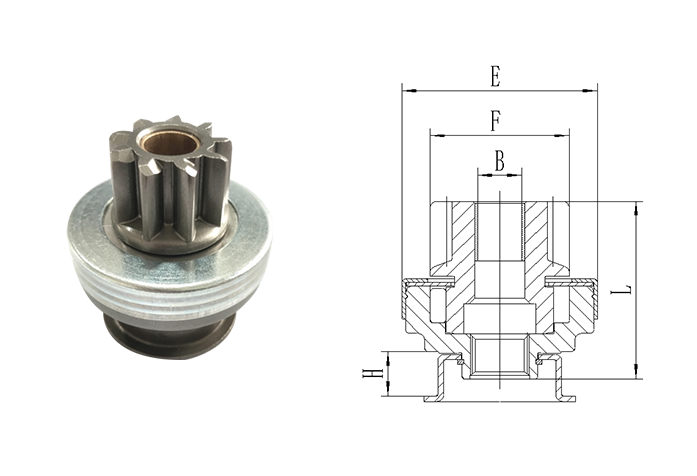 GL0174 STARTER DRIVE