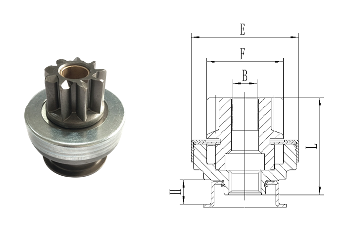 GL0175 STARTER DRIVE