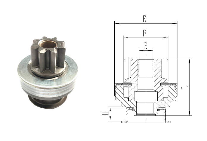 GL0176 STARTER DRIVE