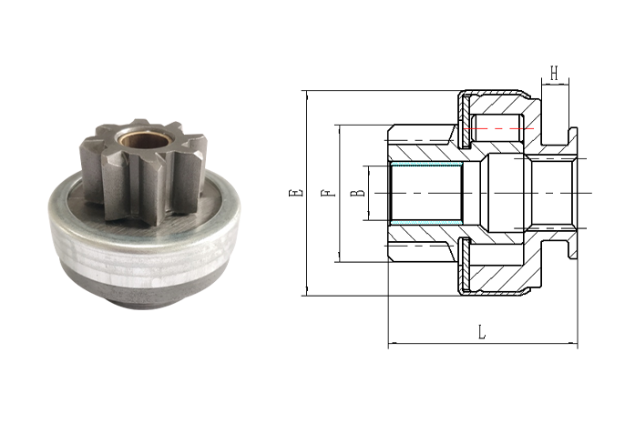 GL0178 STARTER DRIVE
