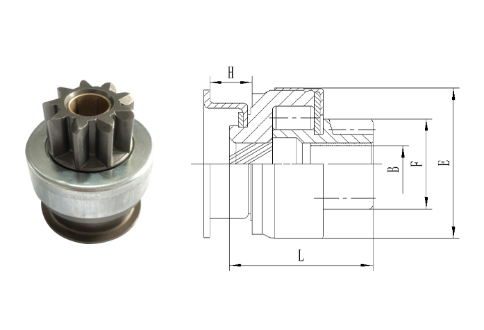 GL0179 STARTER DRIVE
