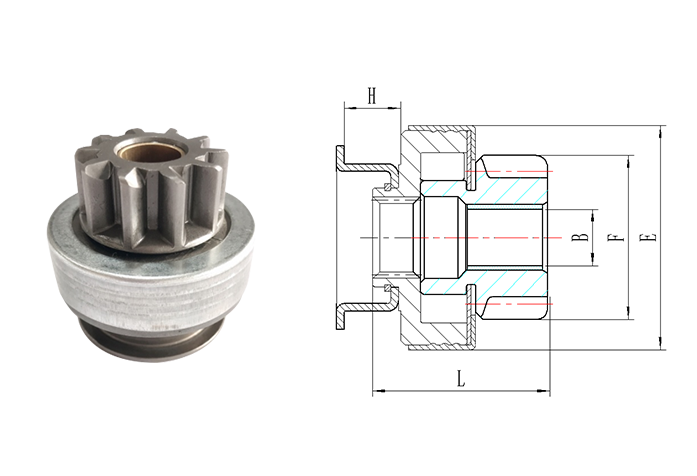 GL0180 STARTER DRIVE