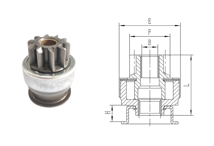 GL0184 STARTER DRIVE