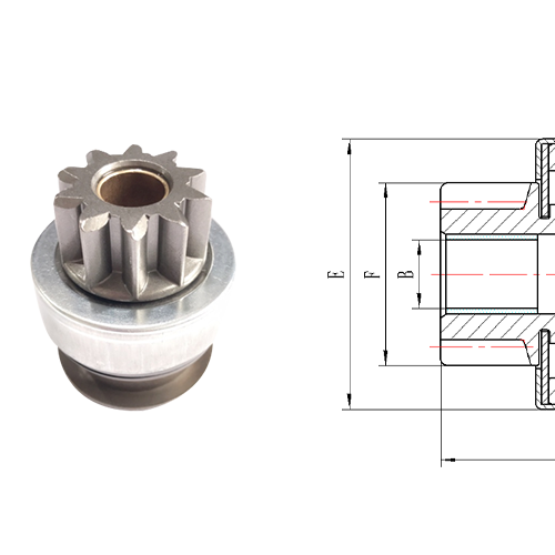GL0186 STARTER DRIVE M191T12171