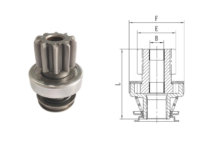 GL0189 STARTER DRIVE