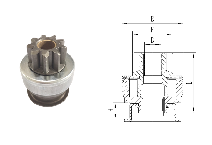 GL0190 STARTER DRIVE
