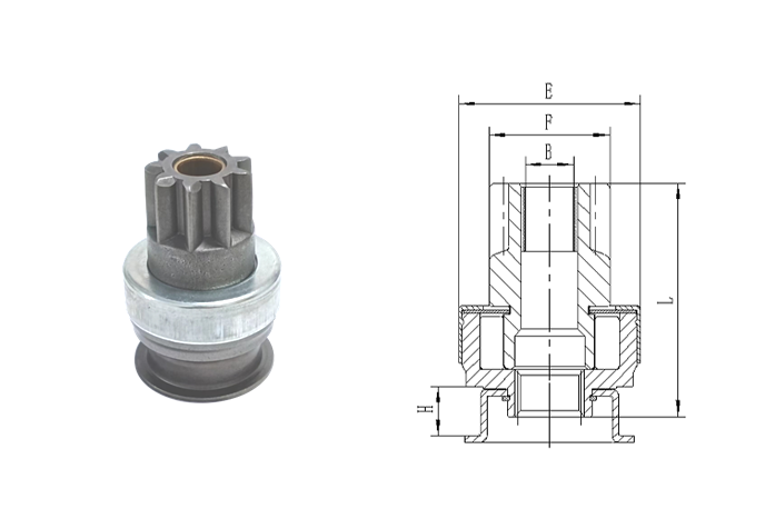 GL0193 STARTER DRIVE