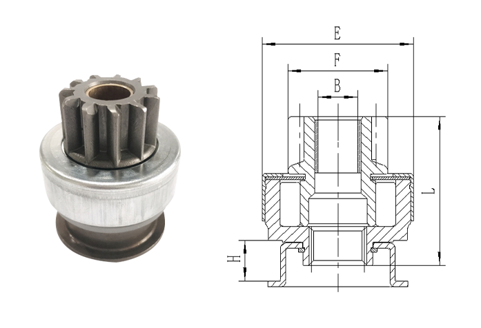 GL0194 STARTER DRIVE
