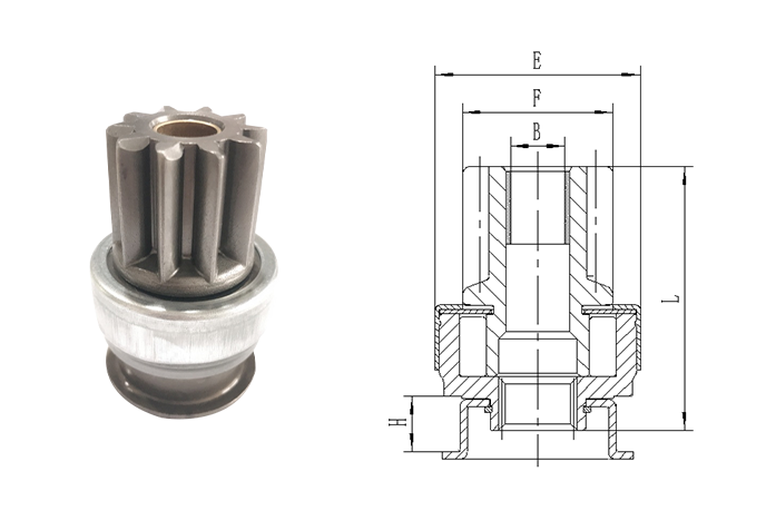 GL0195 STARTER DRIVE