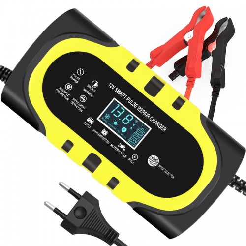 125W 12V 2ah-200ah Lead Acid Dry/Water 12V 10A Motorcycle Battery Chargerpicture3