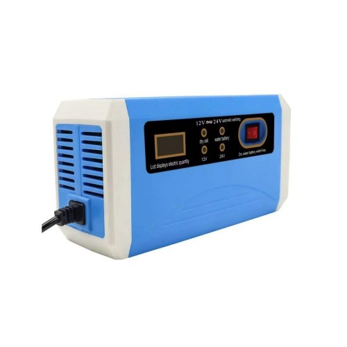 LCD Monitor 12V 24V 20A Motorcycle 6V 12V 20ah-120ah Lead Acid Battery Charger ABS Casepicture5
