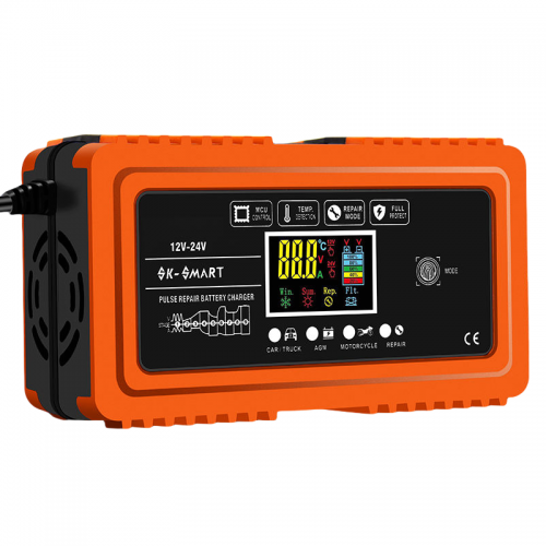 12v 24v 10a Automatic Intelligent Motorcycle Tricycle Battery Charger 125W
