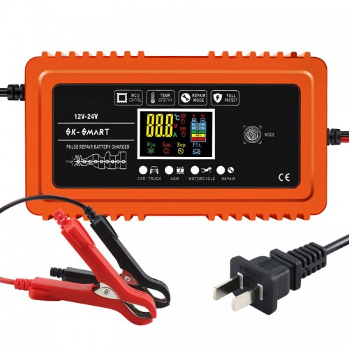 12v 24v 10a Automatic Intelligent Motorcycle Tricycle Battery Charger 125Wpicture3