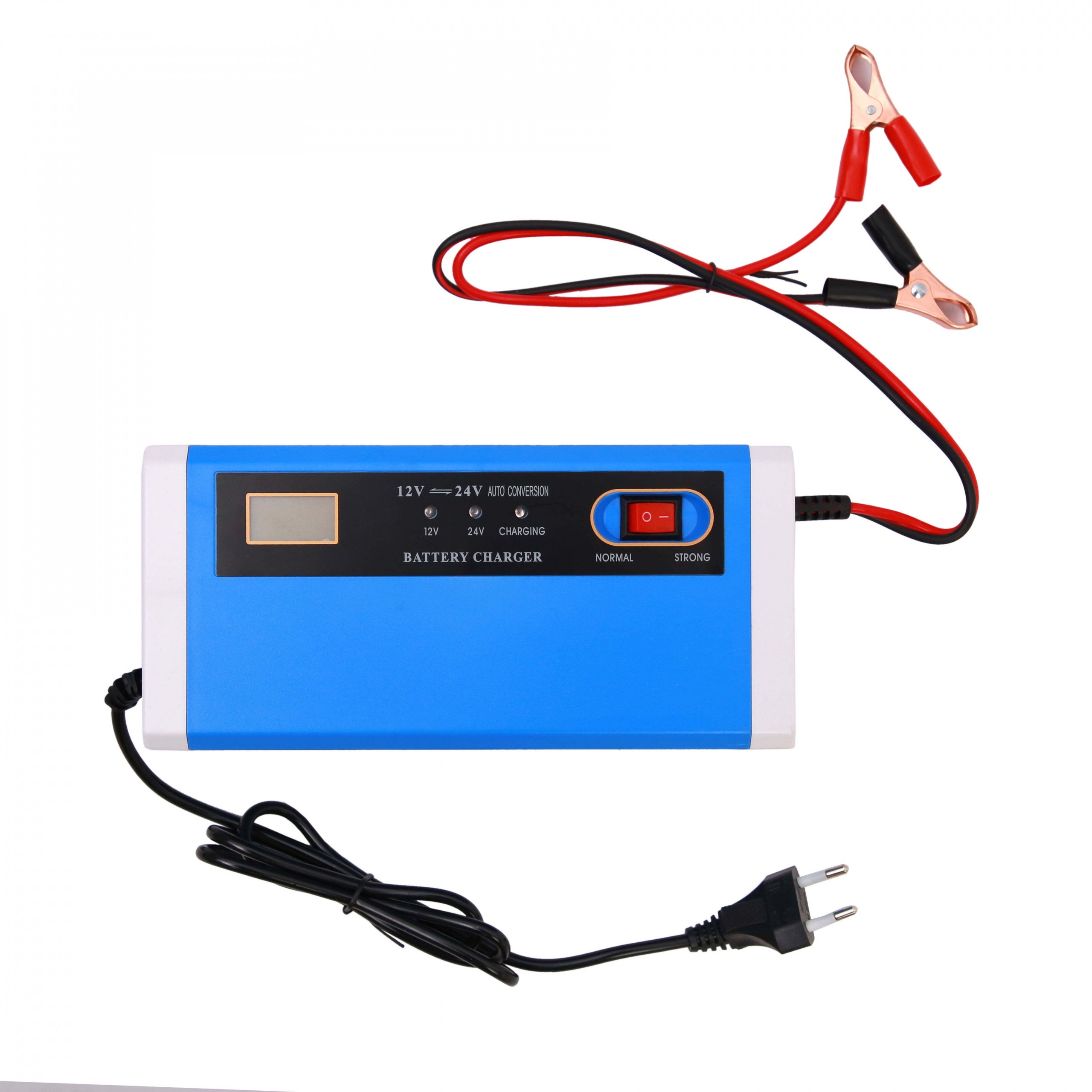 12V/24V 10A Intelligent Rapid Battery Charger Motorcycle Lead Acid 125W
