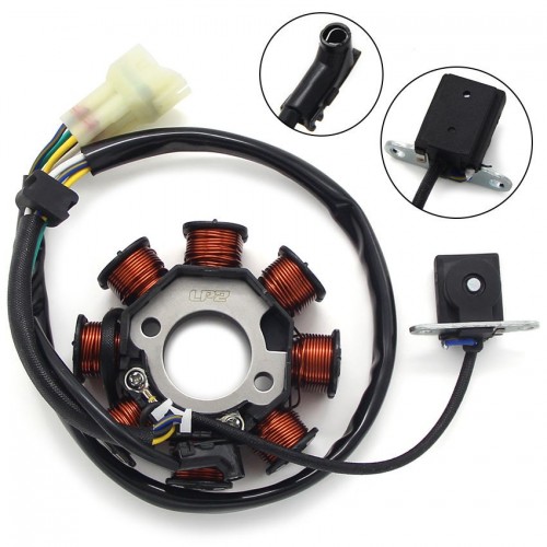 Motorcycle Stator Coil Magneto Engine Stator Rotor Coil for Kawasaki KLX150 KLX150L KLX 150 21003-0117 21003-0135picture4
