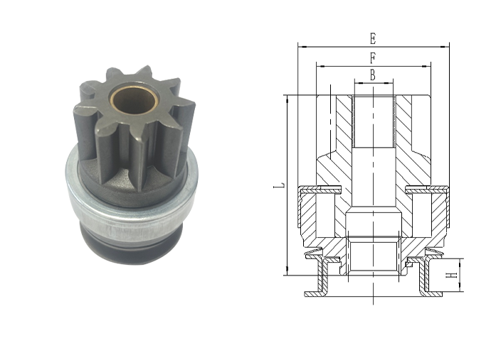 GL0200 STARTER DRIVE