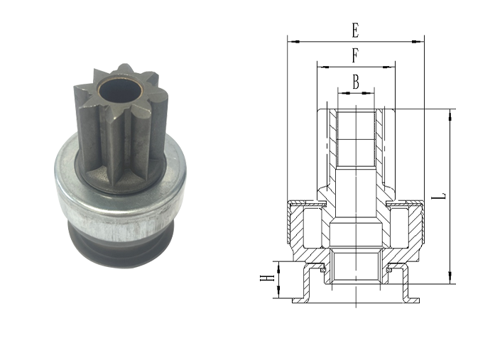 GL0204 STARTER DRIVE
