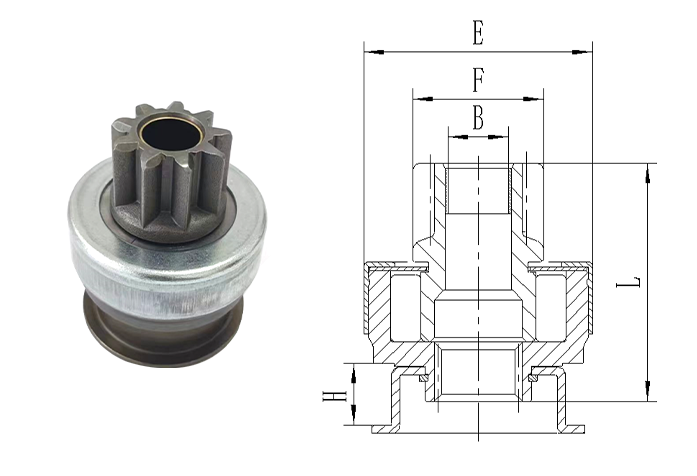 GL0206 STARTER DRIVE
