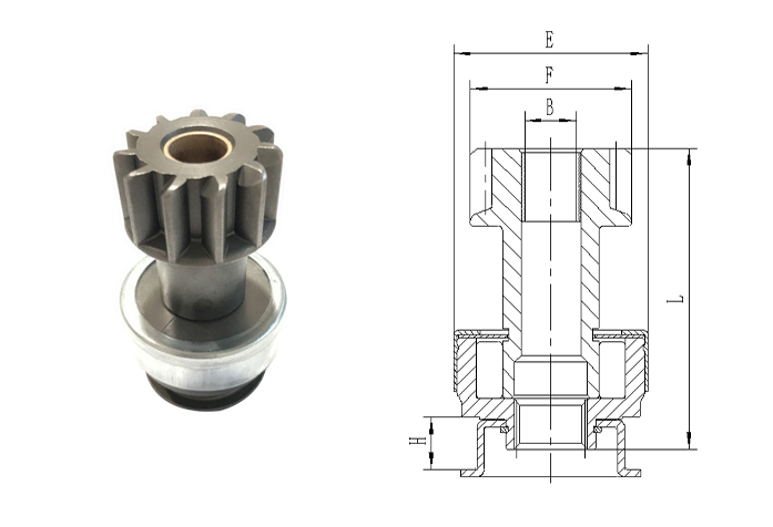 GL0207 STARTER DRIVE