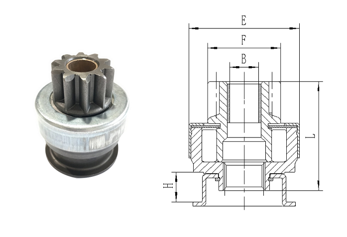 GL0209 STARTER DRIVE