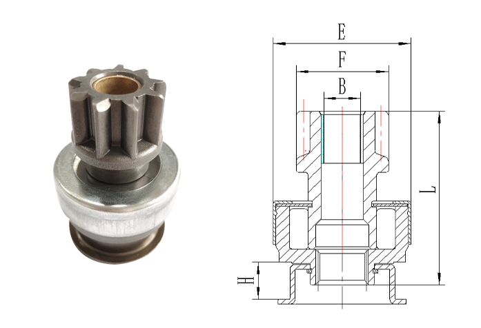 GL0215 STARTER DRIVE