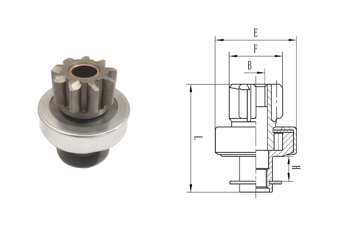 GL0218 STARTER DRIVE