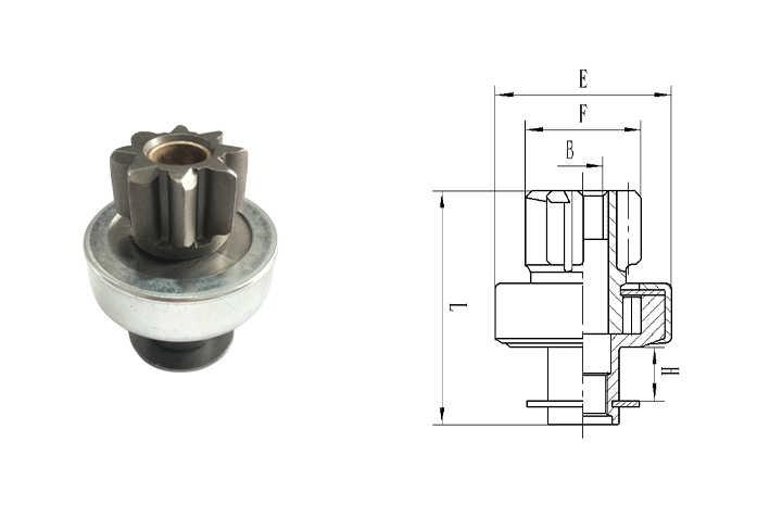 GL0220 STARTER DRIVE