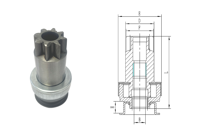 GL0222 STARTER DRIVE