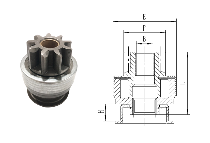 GL0224 STARTER DRIVE